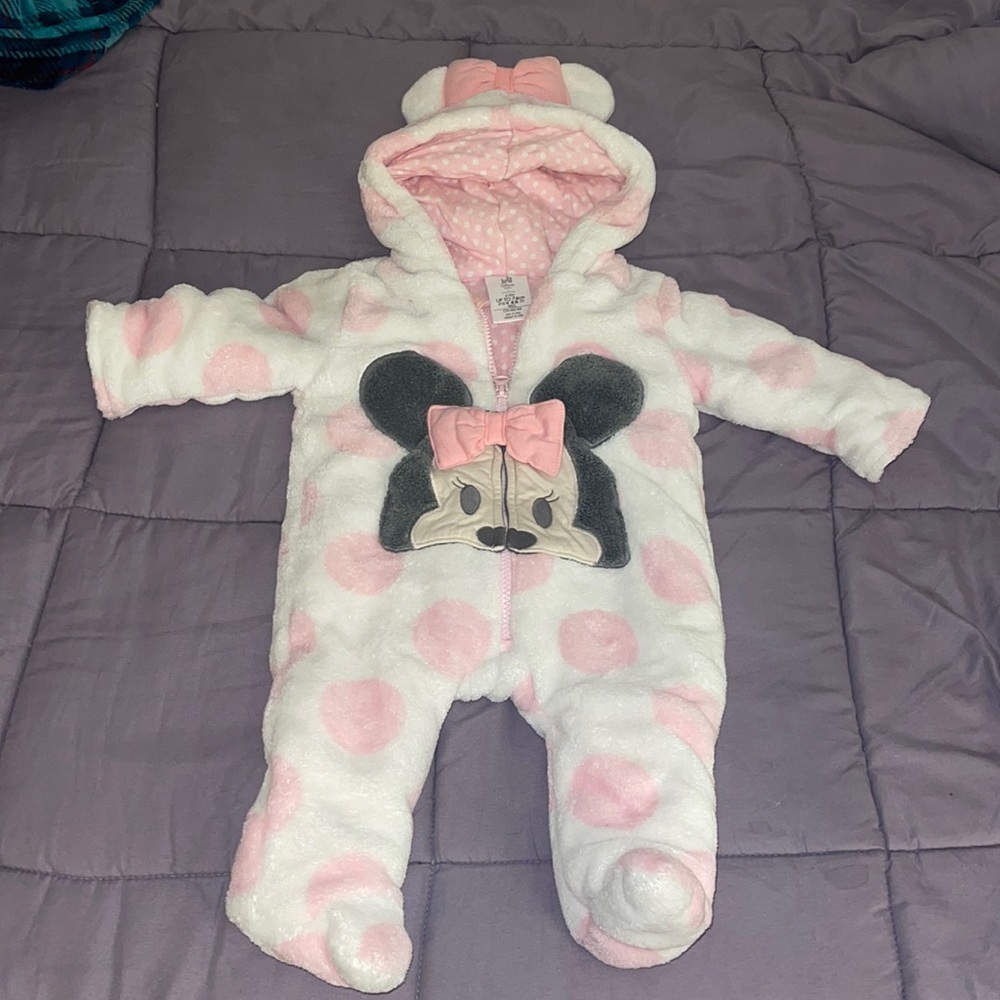 Minnie Mouse Fluffy Onesie